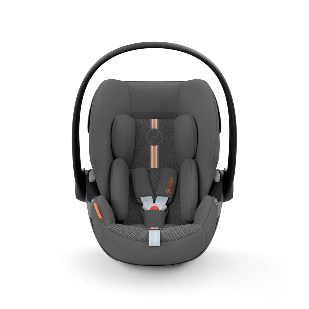 CYBEX Gold Seggiolino auto Cloud G i-Size Plus, Include riduttore per neonato, Dalla nascita fino a ca. 24 mesi, Per bambini da 40 cm a 87 cm, Max. 13 kg, Lava Grey