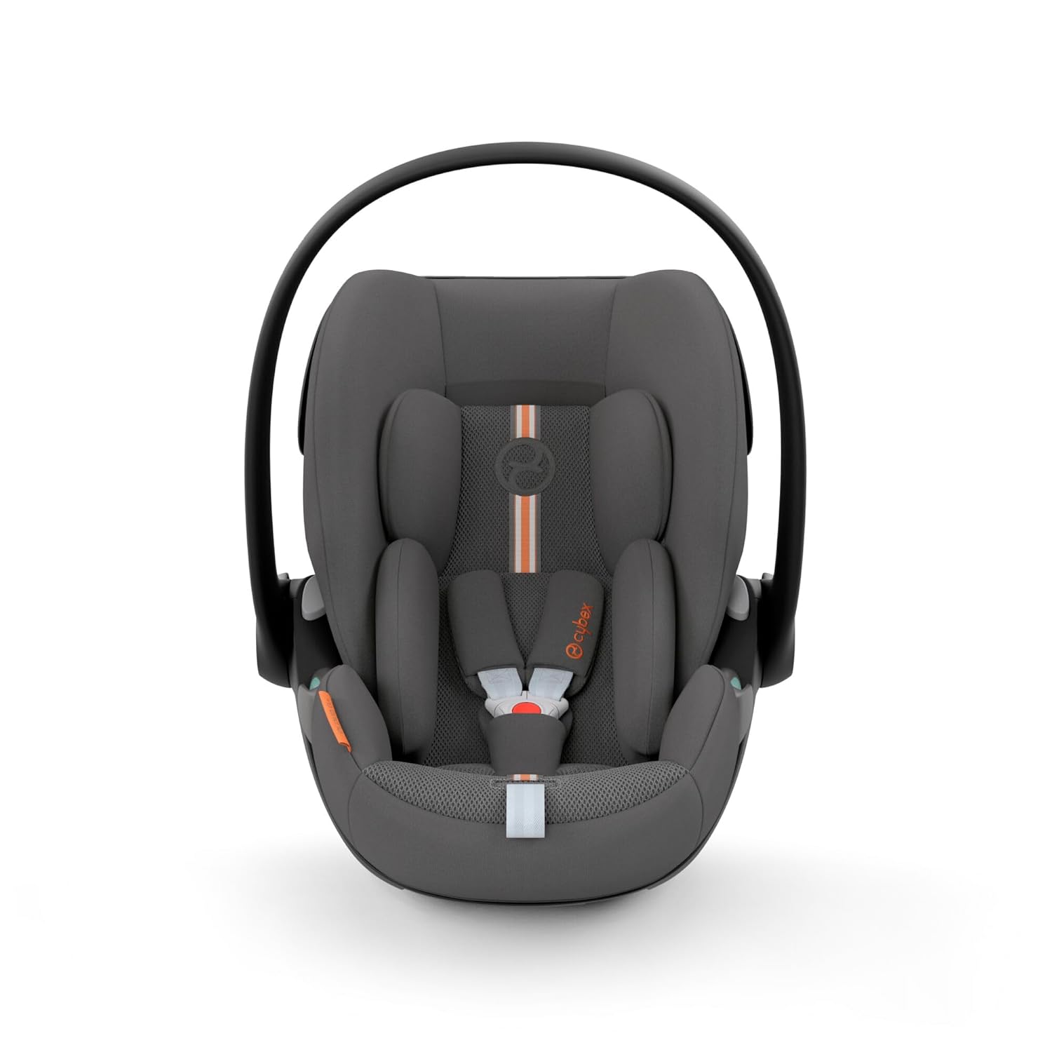CYBEX Gold Seggiolino auto Cloud G i-Size Plus, Include riduttore per neonato, Dalla nascita fino a ca. 24 mesi, Per bambini da 40 cm a 87 cm, Max. 13 kg, Lava Grey