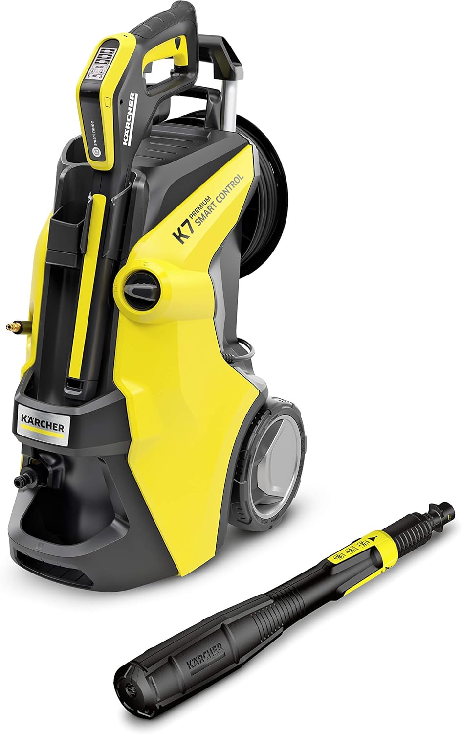 Idropulitrice Krcher K 7 Premium Power Home, pressione: 180 bar, portata: 600 l/h, resa oraria: 60 m/h, potenza: 3.000 W, avvolgitubo, con pistola, ugello rotante, lancia VarioPower