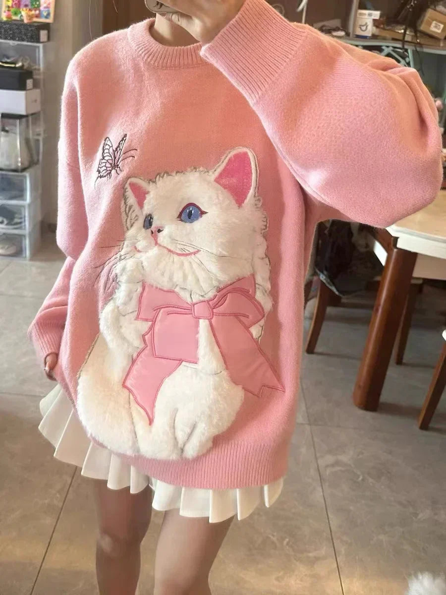 Athena - Bezaubernder Katzenpulli für Frauen