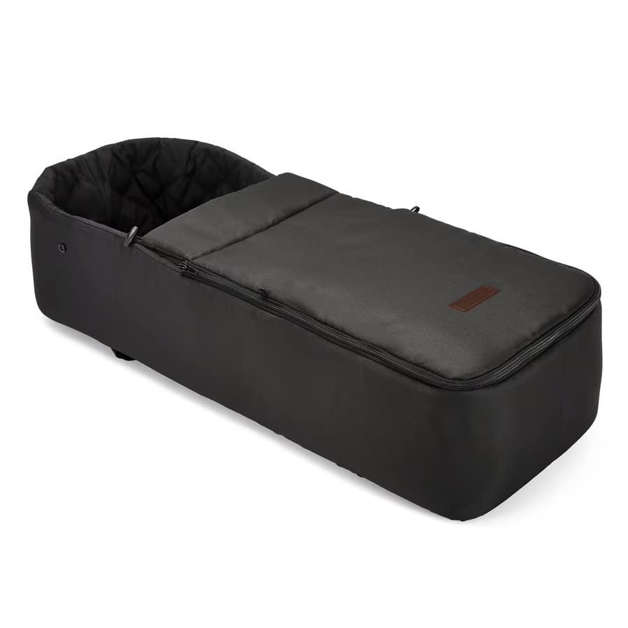 Ickle Bubba Venus Prime Passeggino Gemellare - Adatto dalla Nascita fino a 15 kg (circa 3 anni), Passeggino Leggero Pieghevole per Gemelli con Culla Morbida per Neonati, 2 Coprigambe e Parapioggia (Nero)