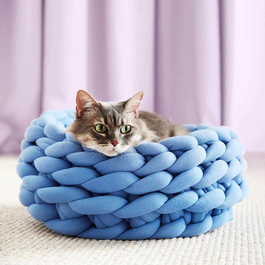 Handgefertigtes Katzenkrbchen
