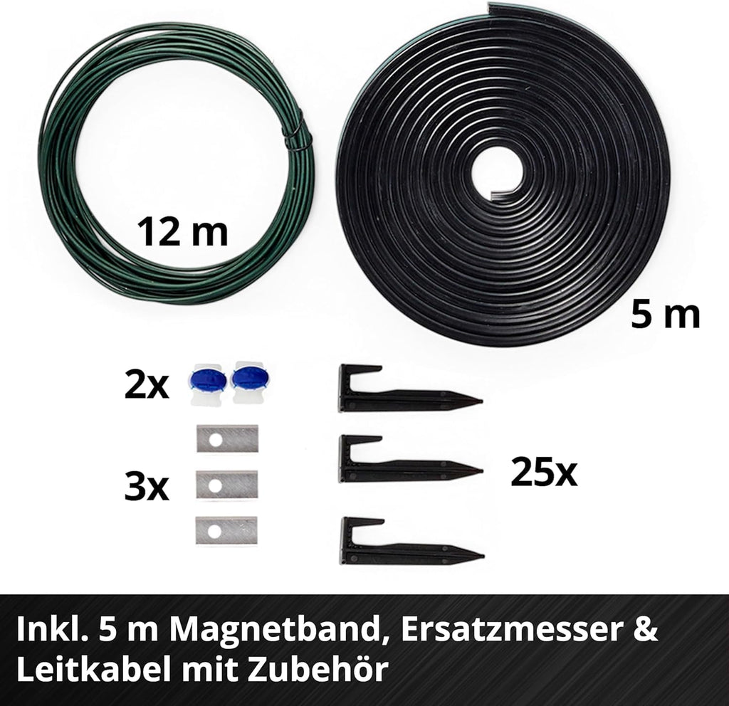 Einhell Akku-Rasenmher GE-CM 43 Li M Kit Power X-Change (36V, 43 cm Schnittbreite, bis 600 m, Brushless, Mulch-Kit, 63L Fangkorb, 25-75 mm Schnitthhe, inkl. 2x 4,0Ah + 2x Ladegert)