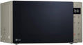 Microonde LG MH6535GIS con tecnologia Inverter e grill al quarzo, capacità 25 litri, 1000 W, programmi automatici, livelli di potenza regolabili per una cottura ottimale e funzione EasyClean, nero