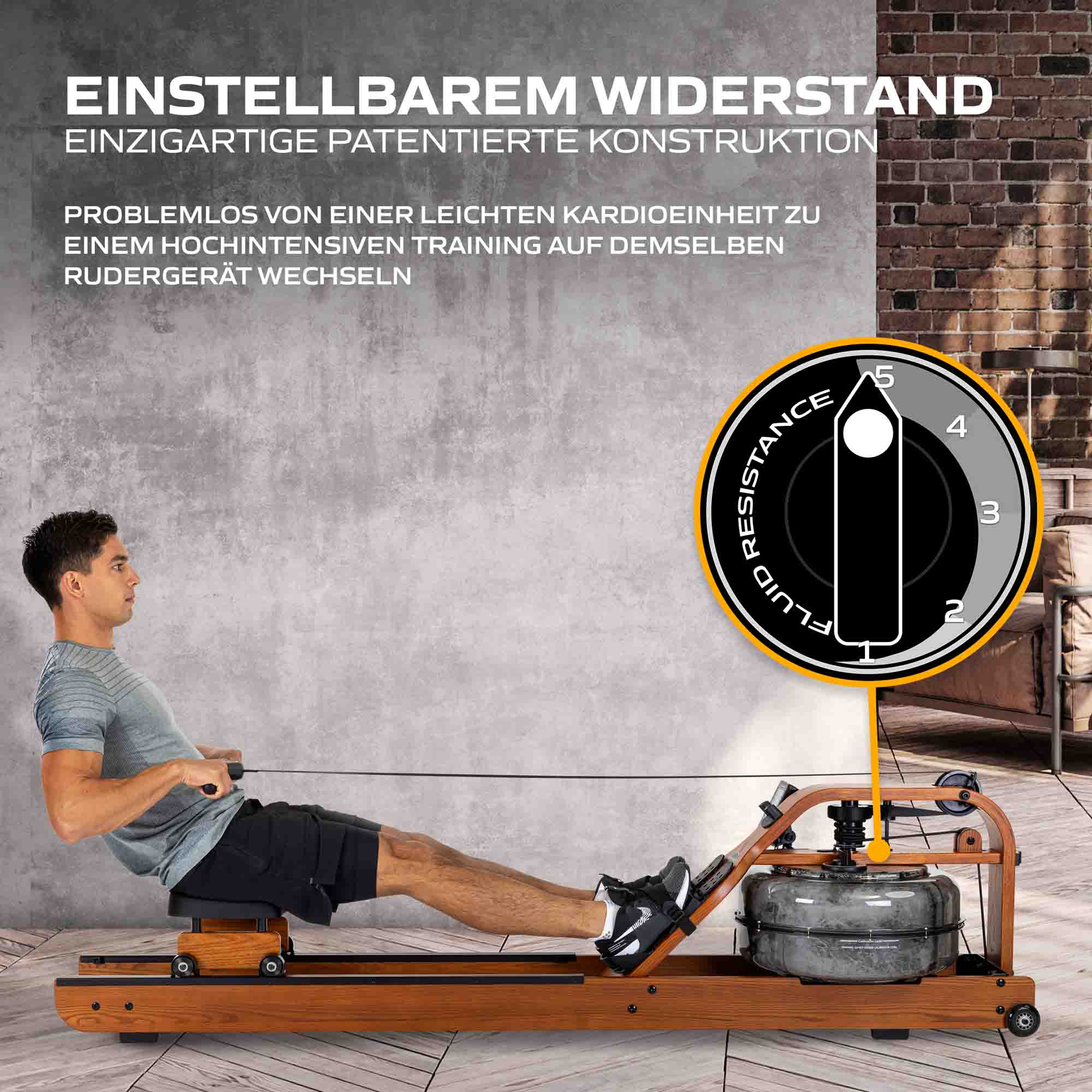 Fluid Rower Rudergert Viking Pro V