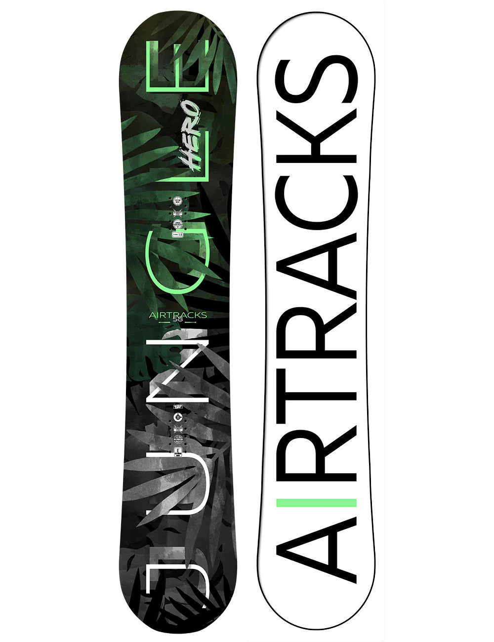 Herren Snowboard Jungle Hero Hybrid Rocker Wide