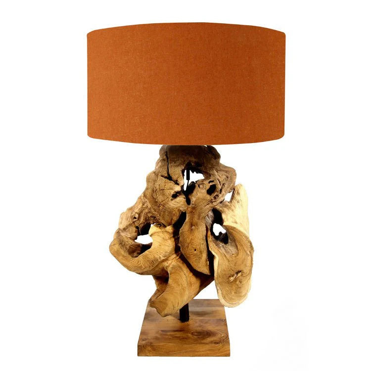 Treibholz Tischlampe CLOVER Hhe 70 cm