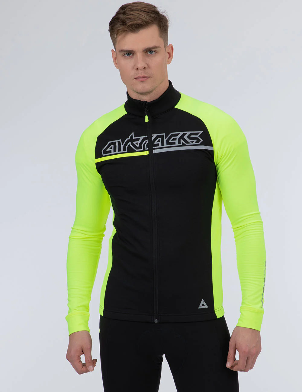Maglia intima termica a maniche lunghe Pro Team Nero neon Articolo combinato