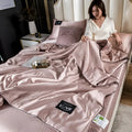 SilkyLux Satin-Bettwsche – Weiche & Atmungsaktive Decke für Ganzjhrigen Komfort