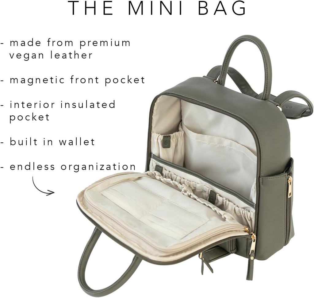 Ayla & Co Wickelrucksack, Tragetasche, wandelbare Reise-Wickeltasche mit isolierter und erweiterbarer Tasche für Babyflaschen