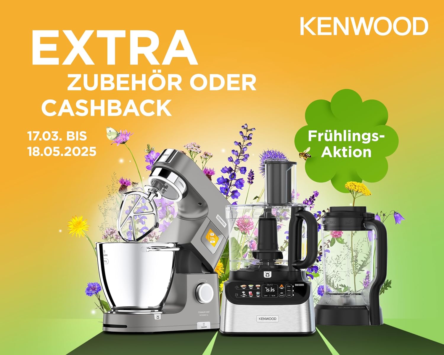 Kenwood MultiPro OneTouch FDM73.480SS – 2-in-1 Kompakt-Küchenmaschine & Mixer, 6 Zubehörteile, 6 Automatikprogramme, Variable Geschwindigkeit & Pulse-Funktion, Integrierte Waage, 1000 W, Silber