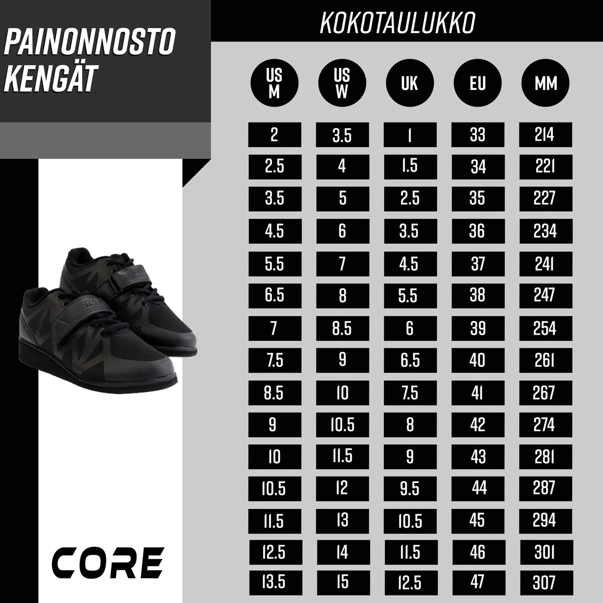 Core Gewichtheberschuhe