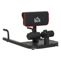 HOMCOM Sissy Squat 3in1 attrezzo per squat regolabile in altezza