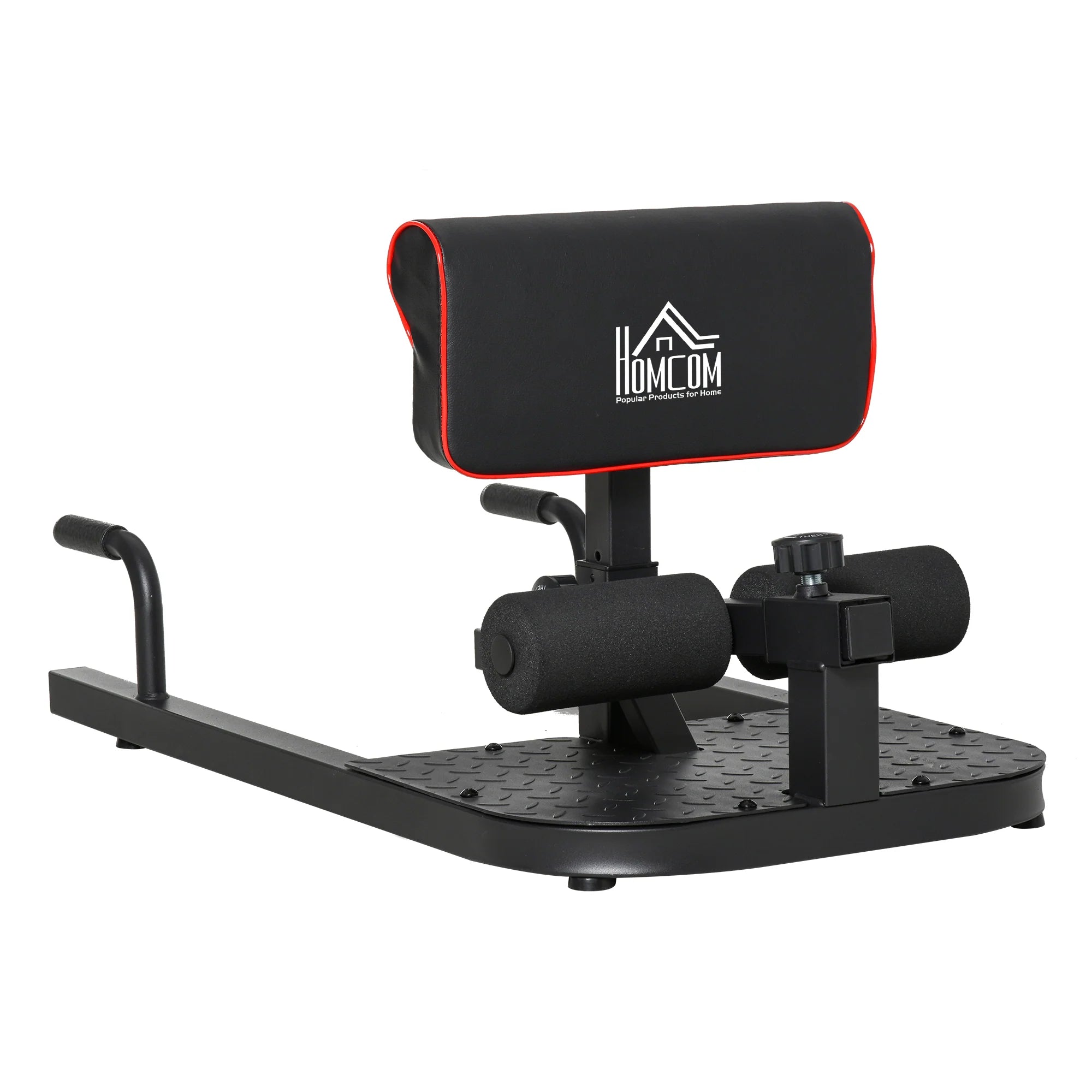HOMCOM Sissy Squat 3in1 attrezzo per squat regolabile in altezza