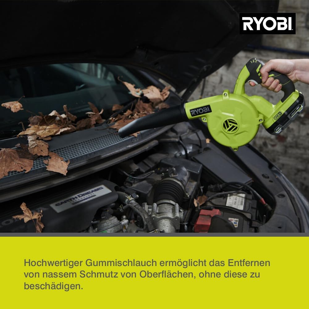 18 V ONE+ Akku-Geblse R18TB-0 (Luftvolumen 2,9 m/min, Luftgeschwindigkeit von 200 km/h, ohne Akku und Ladegert)
