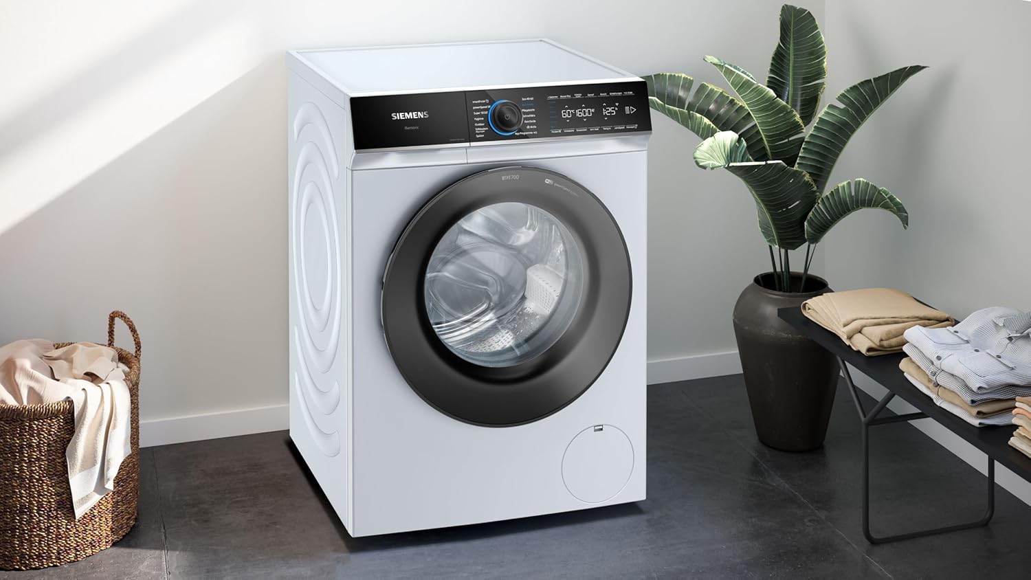 Siemens WM14N223 Lavatrice iQ300, Carica Frontale, 7kg di Capacità, 1400 Giri/min, speedPack L, Display LED, Programma Outdoor, Bianca, 60cm