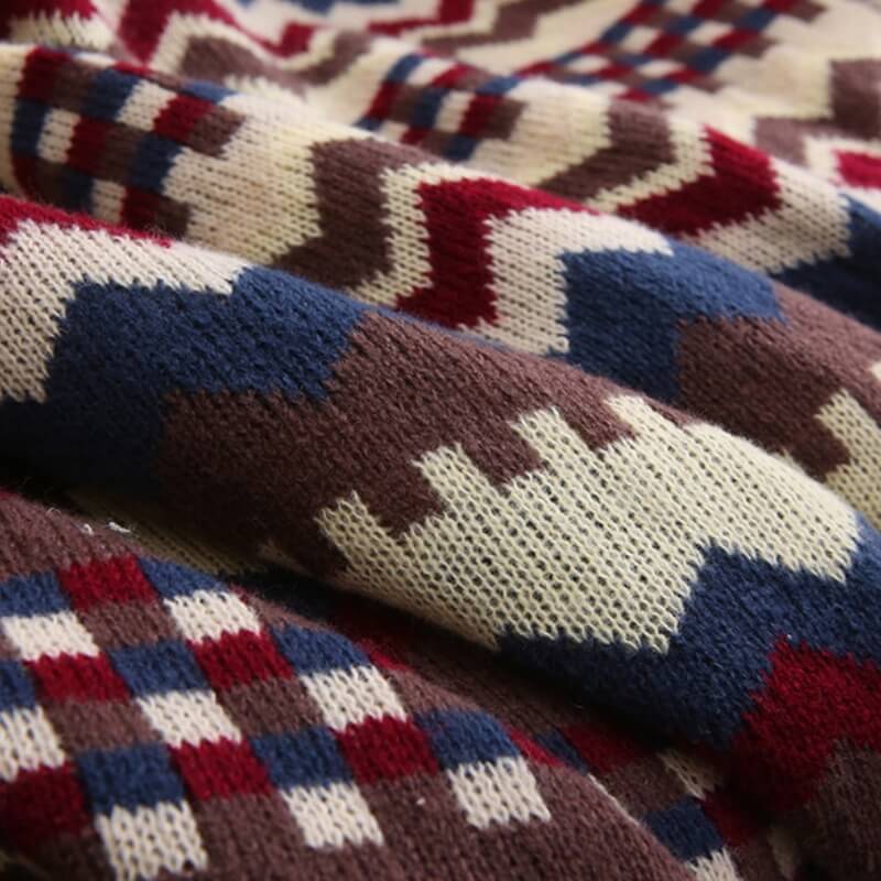 Skandinavische Strickdecke - Vielseitiger berwurf für jedes Zuhause