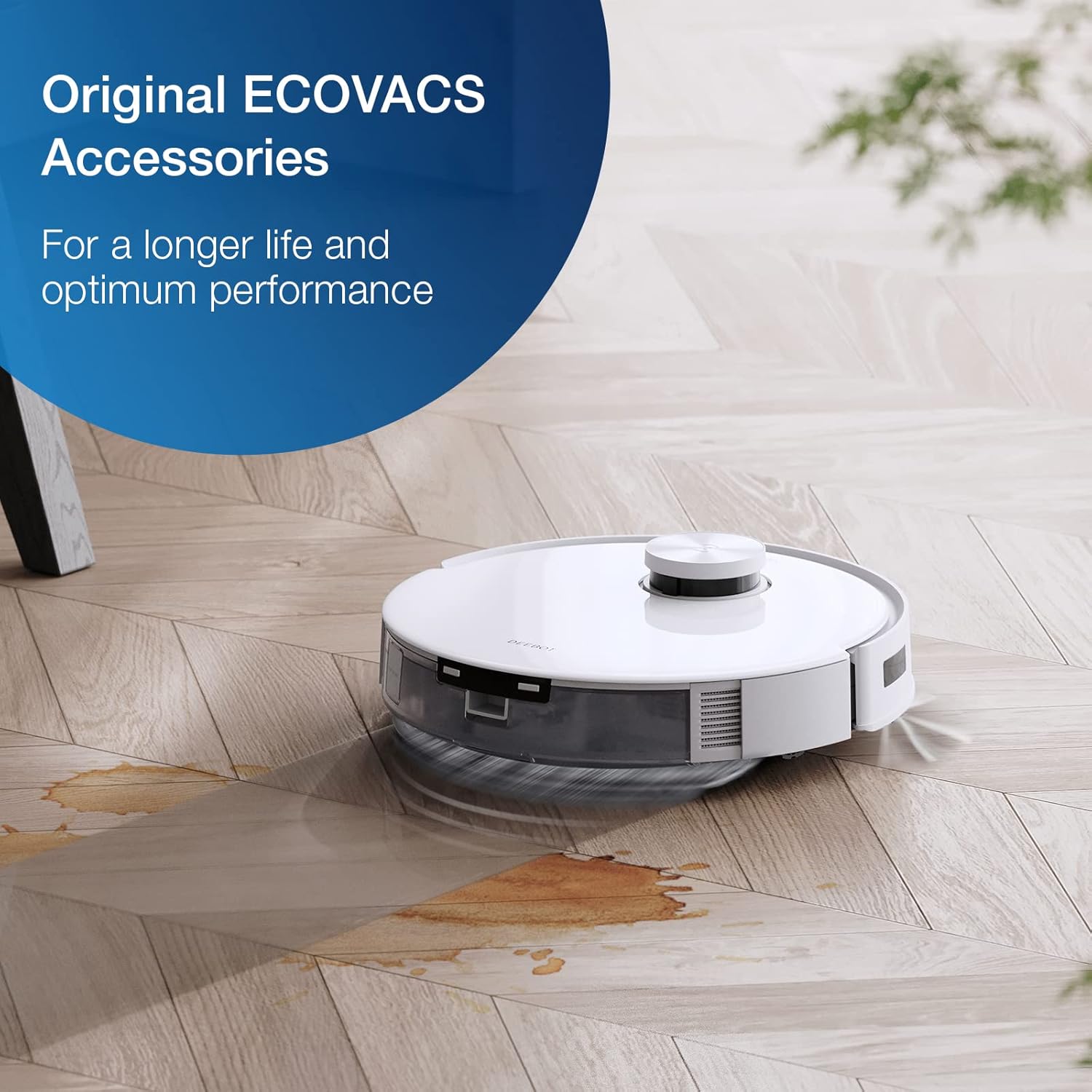 ECOVACS Goat GX-600 Robot rasaerba senza filo perimetrale per prati fino a 600m² (Press & Mow, prevenzione ostacoli AIVI 3D, pianificazione logica del percorso, pendenza del 40%, Video Manager, lame flottanti)