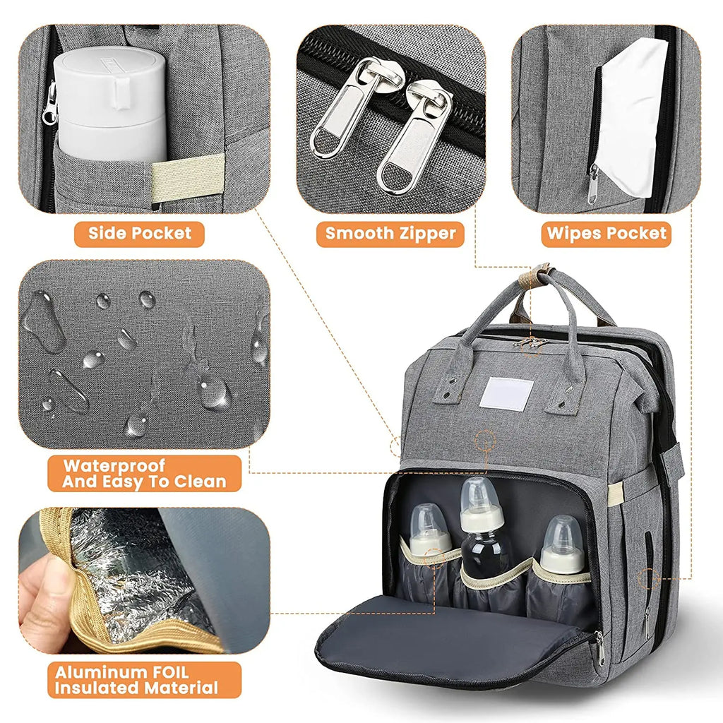 Baby Backpack - Zaino Multifunzionale - Zaino per Neonati