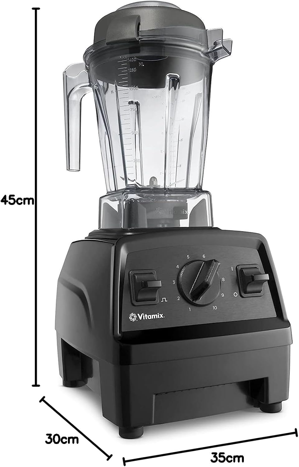Vitamix VM0201 E310 Explorian Standmixer, Edelstahl, schwarz