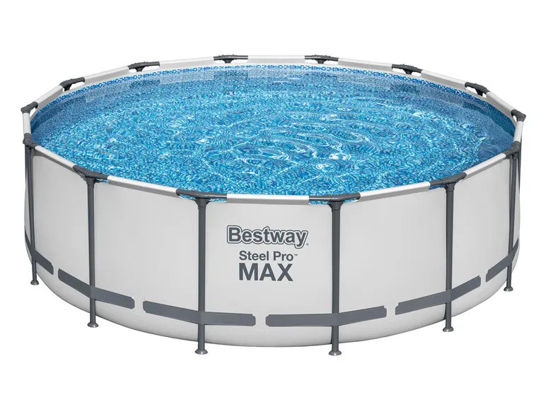 Piscina con telaio Steel Pro MAX™ Set completo con pompa filtro, Ø 427 x 122 cm