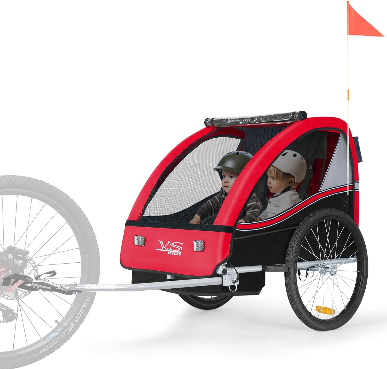 Tiggo VS 2 in 1 Rimorchio per bambini Rimorchio per bici Rimorchio con set passeggino Jogger 50202