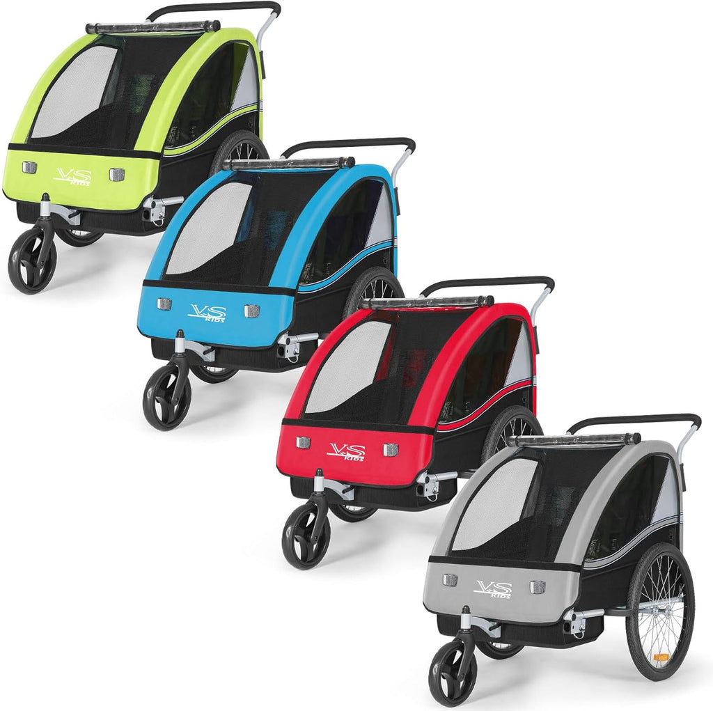 Tiggo VS 2 in 1 Rimorchio per bambini Rimorchio per bici Rimorchio con set passeggino Jogger 50202