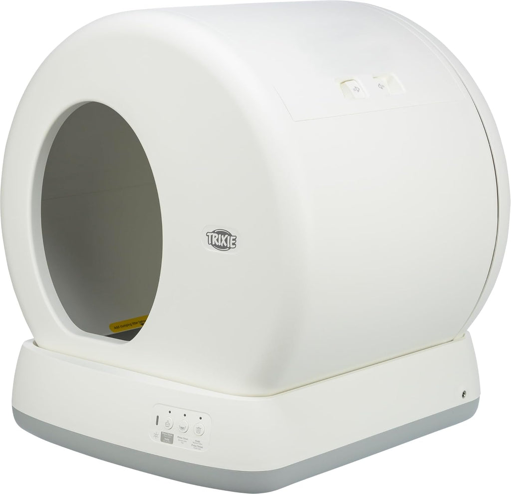 TRIXIE Lettiera autopulente per gatti 53 x 55,5 x 52 cm – per una pulizia duratura – pratica lettiera elettrica per gatti a partire da 1,5 kg / 4 mesi – silenziosa e sicura - 40040