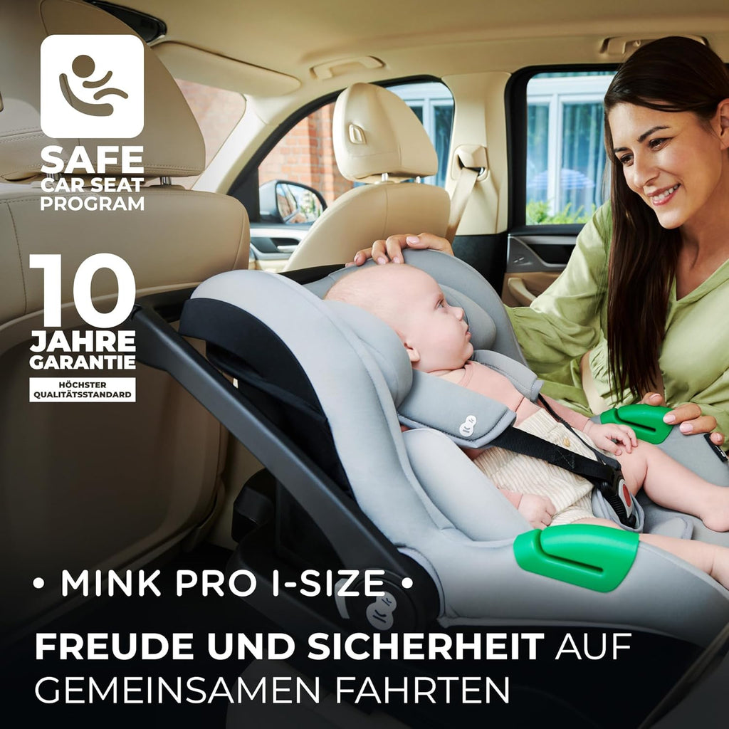 Kinderkraft NEWLY Kinderwagen 3 in 1, Komplettset bis 22 kg, Kindersitz I-Size 40-75 cm im set, Kombikinderwagen mit Fußsack, wasserfestes Verdeck mit UPF50+, Zusammenklappen, Liegeposition, Beige