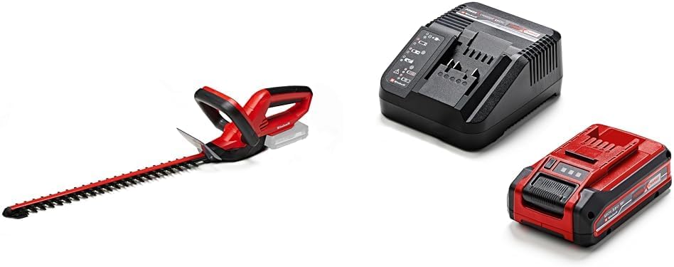 Einhell Akku-Heckenschere GC-CH 1846 Li-Solo Power X-Change (18 V, 46 cm Schnittlnge, 15 mm Zahnabstand, ergonomischer Griff, ohne Akku)