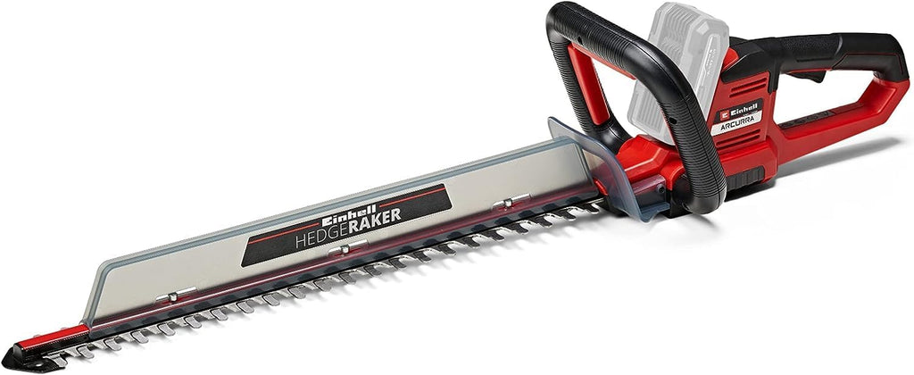 Einhell Tagliasiepi a batteria ARCURRA 18/55 Power X-Change (18 V, lunghezza di taglio 55 cm, distanza tra i denti 18 mm, incl. raccoglitore per residui di taglio, impugnatura anteriore sottile, senza batteria)