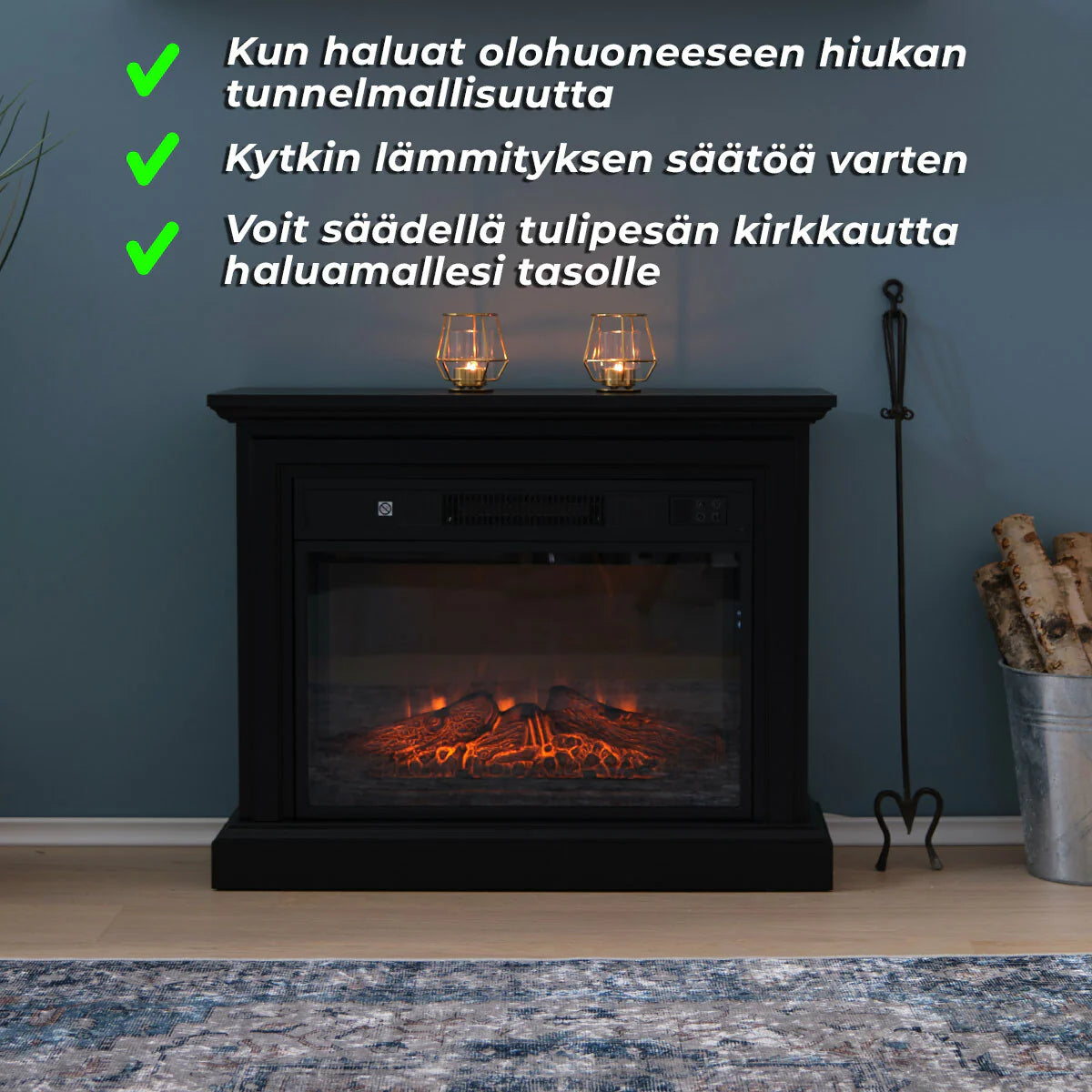 Lykke Camino Elettrico M, 2000W, Nero
