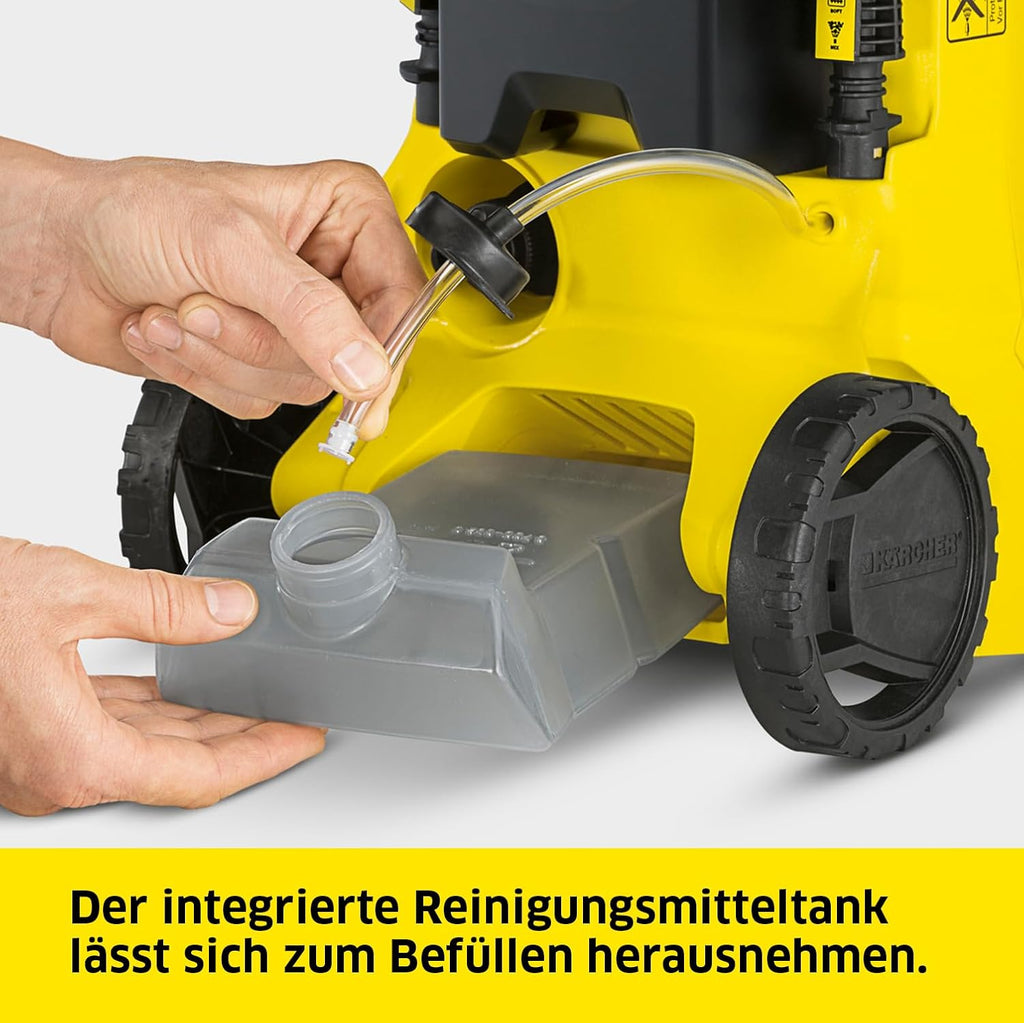 Idropulitrice Kärcher K 3 Power Control Home, Pressione: max. 120 bar, Portata: 380 l/h, Resa per area: 25 m²/h, Filtro dell'acqua, Peso: 4,4 kg, Pistola ad alta pressione, Ugello rotante, Lancia Vario Power, Home Kit