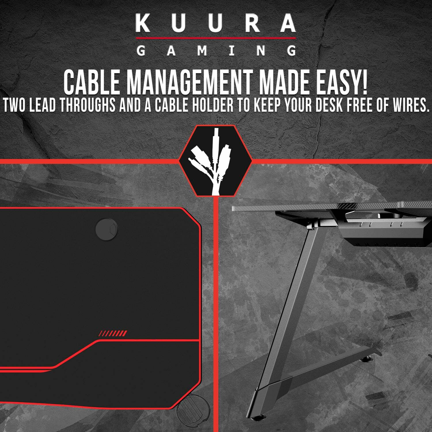 Kuura Gaming Scrivania da gioco Pro