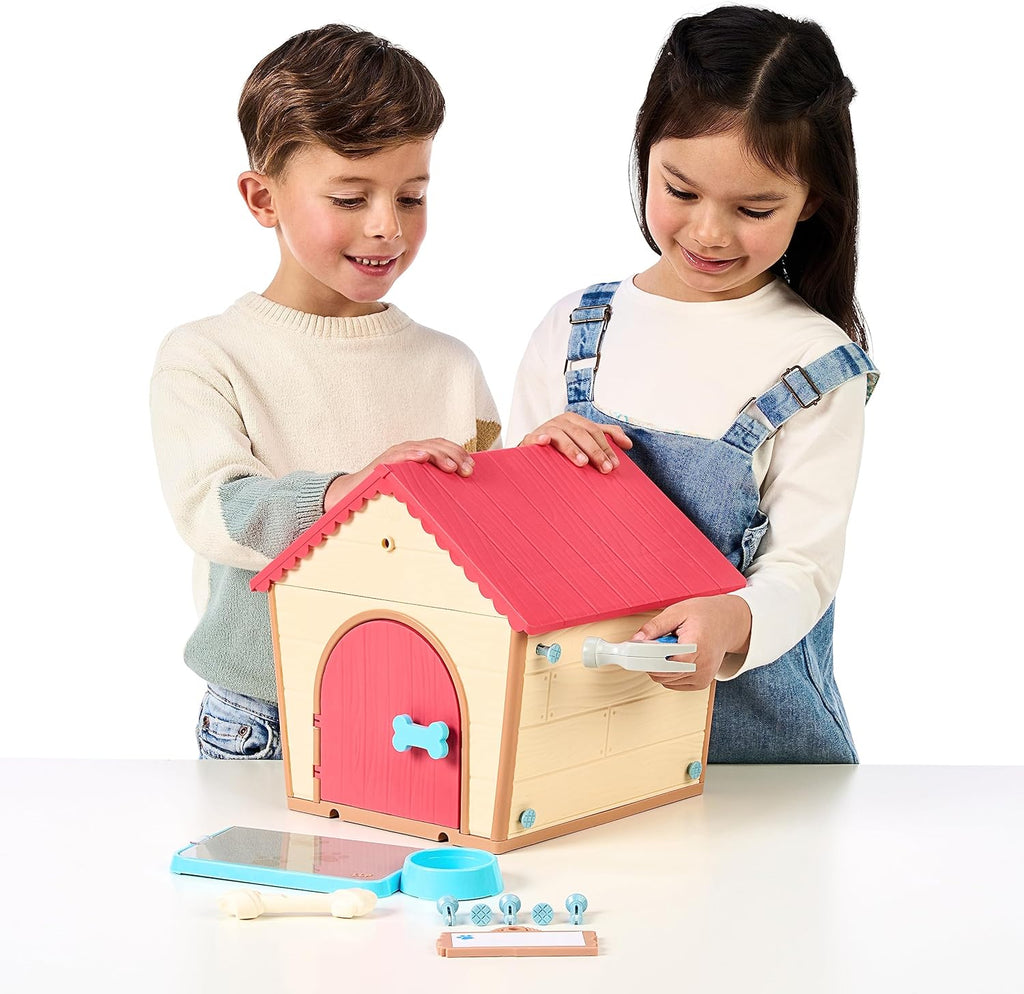 Little Live Pets La Mia Casetta del Cucciolo: Cane Interattivo con Costruzione Casetta Fai da Te e Sorpresa Emozionante. Oltre 25 Suoni e Reazioni Diverse, Modalità di Gioco Ripetibili