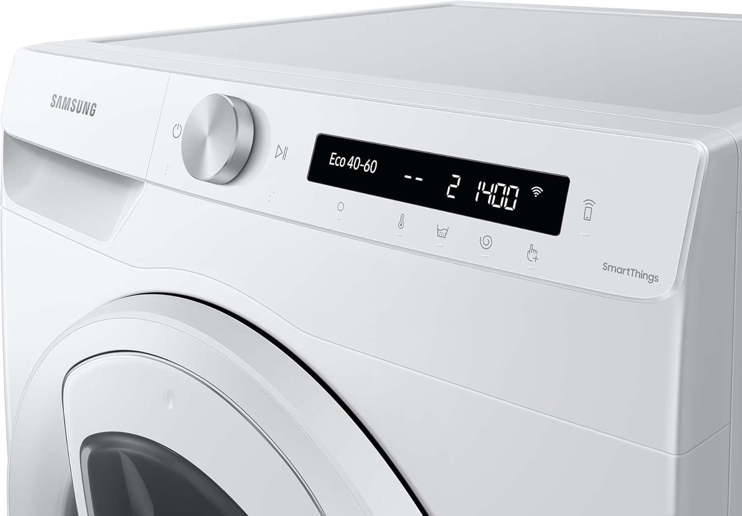 Lavasciuga Samsung WW80T554ATW/S2, 8 kg, 1400 giri/min, Ecobubble, AddWash, WiFi Smart Control, programma vapore igienizzante, Bianco
