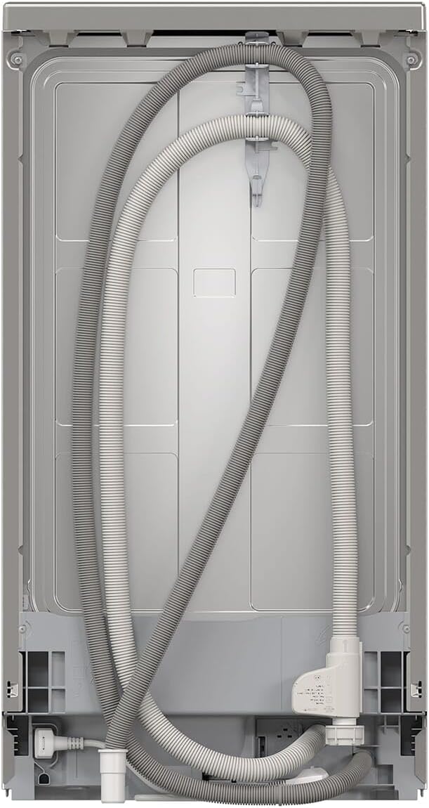 Bosch SPV2IKX10E Serie 2 Lavastoviglie smart a scomparsa totale, larghezza 45 cm, Cestello posate, Extra Asciugatura con la pressione di un pulsante, InfoLight punto luce rosso sul pavimento, AquaStop protezione dai danni causati dall'acqua, Bianco
