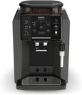 Krups Sensation Macchina da Caffè Automatica, Lancia Vapore, 5 Bevande, Funzione Caffè Filtro, Funzione 2 Tazze, Caffettiera, Nero, EA910810