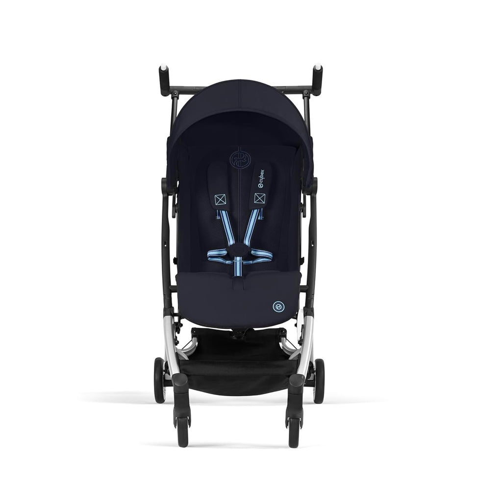 CYBEX Gold Kinderwagen Libelle mit One-Pull Harness, Von ca. 6 Monaten bis ca. 4 Jahre (max. 22 kg), Ultraleicht (nur 6 kg), Almond Beige (Beige mit taupefarbenem Rahmen)