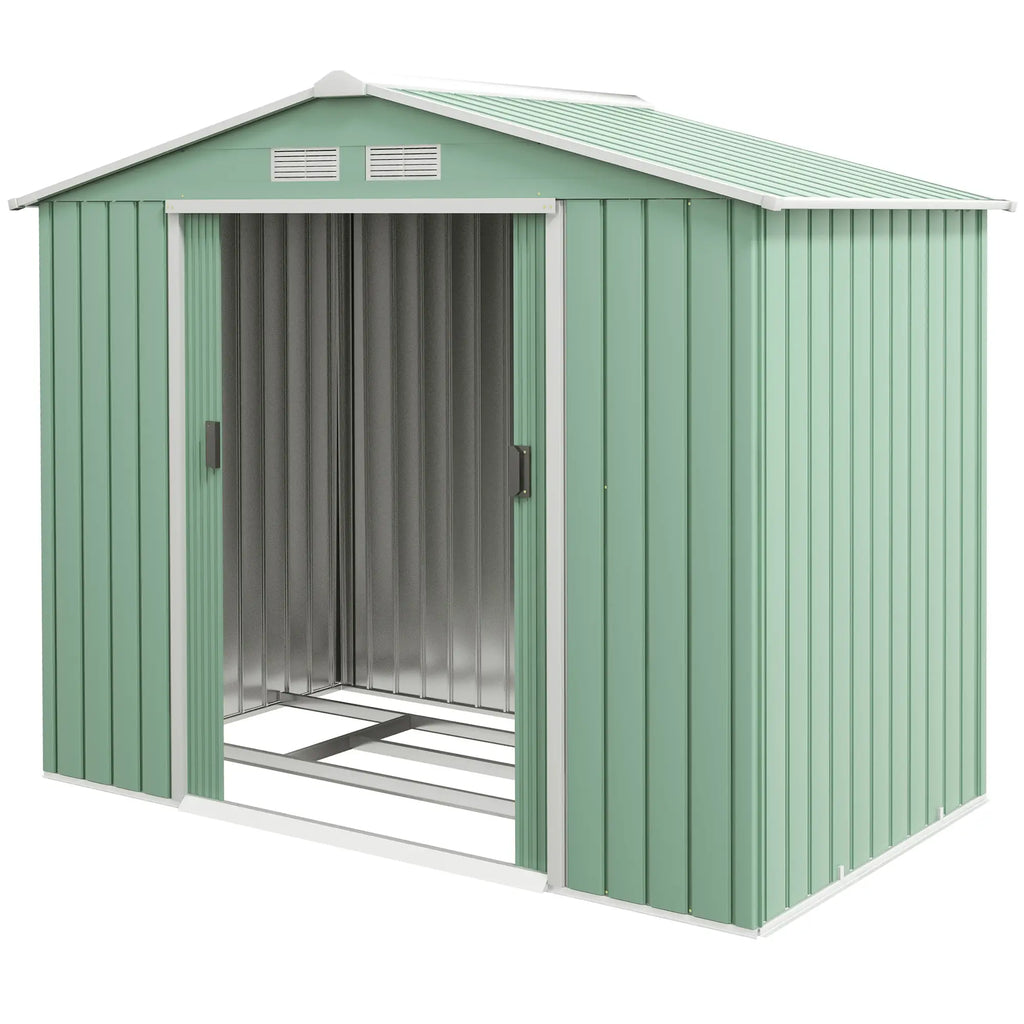 Outsunny Casetta Attrezzi con Porte Scorrevoli e Ventilazione