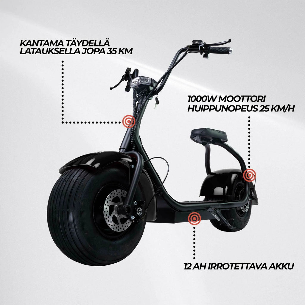 Monopattino Elettrico Swoop Cruiser Nero N2 1000W, 25 km/h
