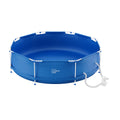 LIVARNO home Piscina con telaio in metallo, Ø 300 x H 76 cm - Articolo di seconda scelta, pari al nuovo