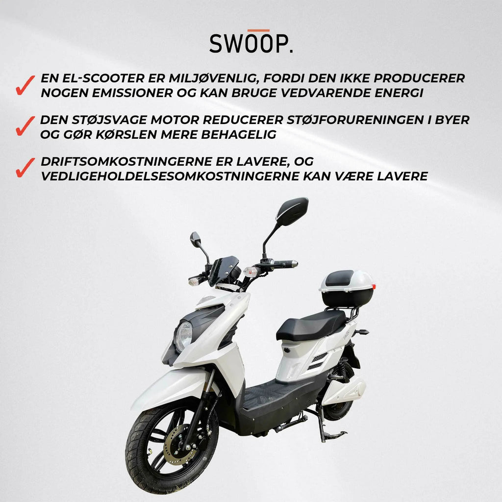 Monopattino elettrico Swoop Elegante Bianco 1000W