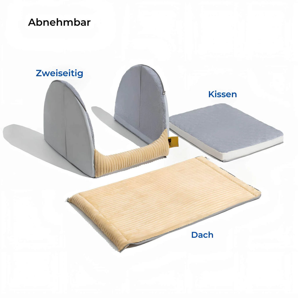 CozyNest – Abnehmbares Hundebett Zelt für Geborgenheit und Komfort