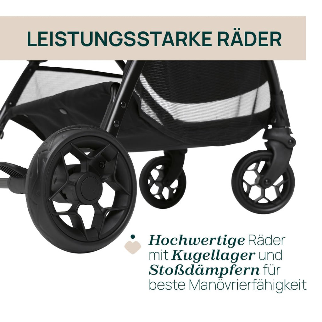 Chicco, Glee, Kinderwagen ab 0 Monate bis 4 Jahre, mit Automatik- und Kompaktverschluss, Ausziehbares Verdeck mit Lichtschutzfaktor 50+ und Regenschutz, 3-stufig verstellbare Rückenlehne, Beinauflage