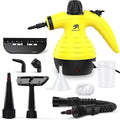 MLMLANT Handgert Dampfreiniger 350ML Wassertank mit Handdampfreiniger Druck mit 9-teiliges Zubehr für, Teppiche,Vorhnge,Autositze,Küche,olstermbel Kleines,Sofa, Steam Cleaner,Dampfente
