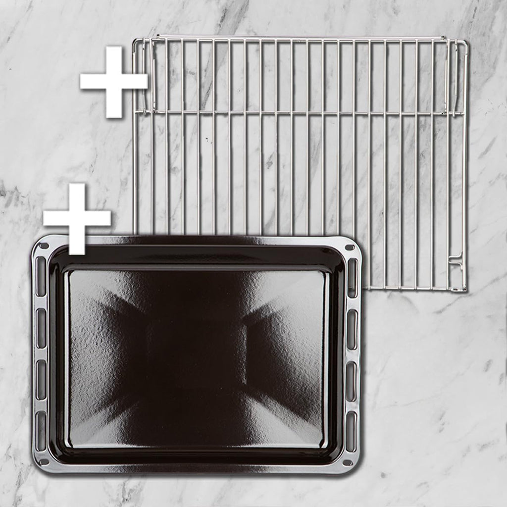 KKT KOLBE Autarkes Herdset | 60cm Einbaubackofen BO8805SS | 59cm Induktionskochfeld IH85900RL | Grill | Heißluft | Automatik-Timer | 2-fach Wärmeschutzverglasung | Kindersicherung | SET8805IH859RL
