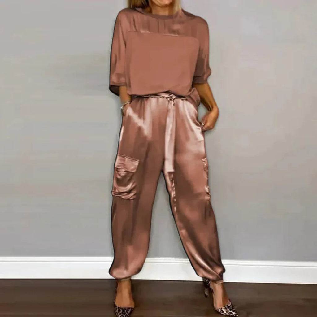 Set di lusso in satin di seta
