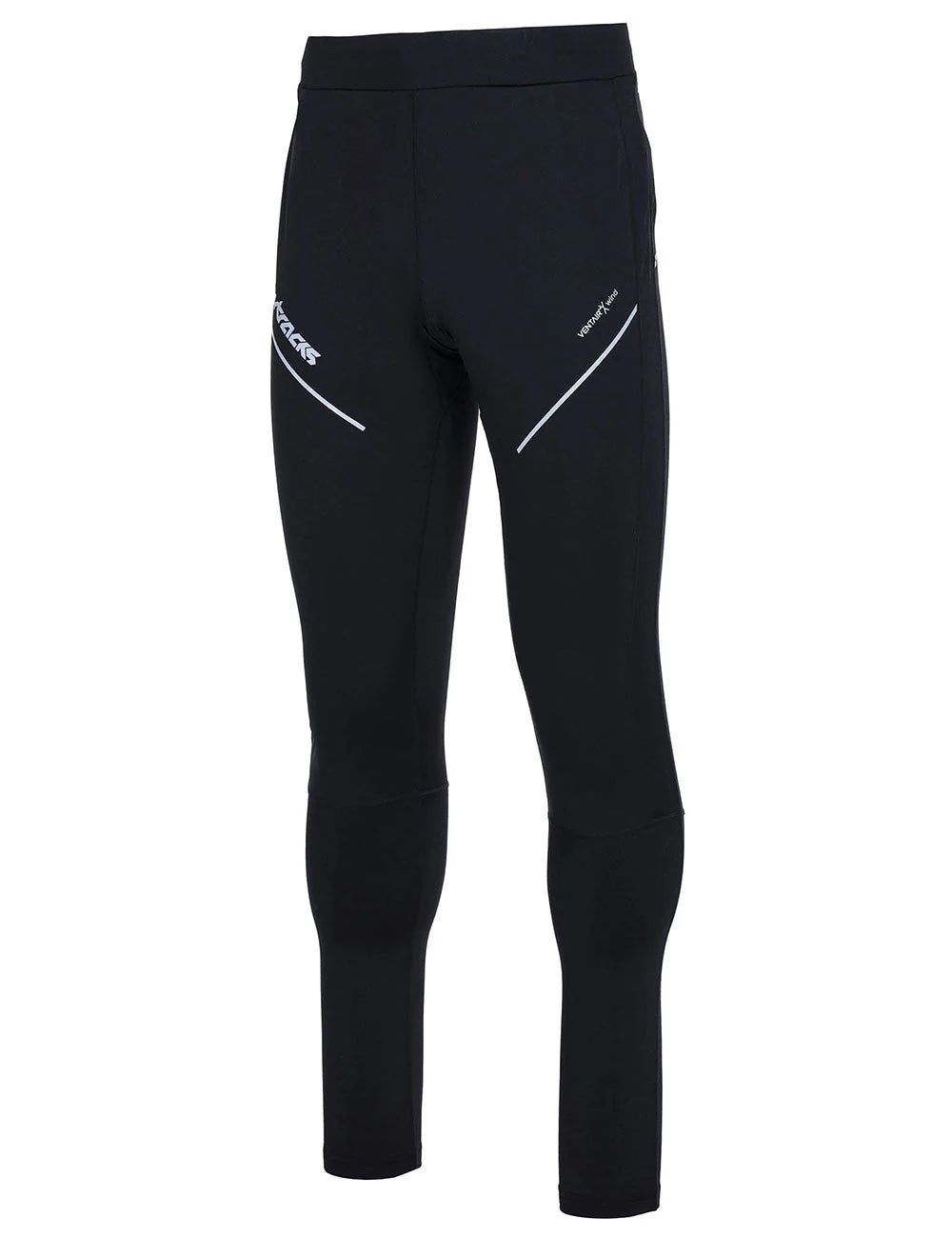 Herren Thermo Winter Laufhose Lang Pro Line Schwarz Setprodukt