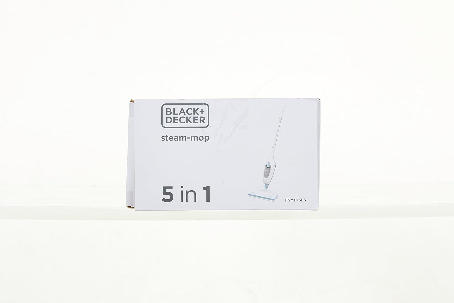 Black+Decker 1.300W 5-in-1 Dampfbesen Steam Mop FSM13E5 (Dampfreiniger für hygienische, gründliche Sauberkeit, abnehmbarer Stiel, einfache Bedienbarkeit, inkl. 5-teiliges Zubehrset)